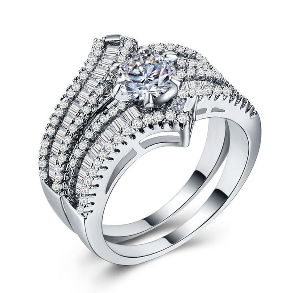925 sterling silver weeding ring STAMPED - Picture 3 of 3